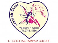 Etichette adesive per articoli da regalo e casalinghi (mm 43X43)  (cod.7L )